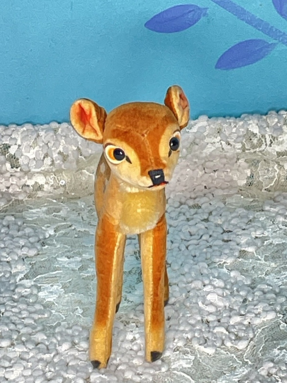 Steiff Disney Bambi Velvet Deer and Mohair Plush Vintage Disney 1960s